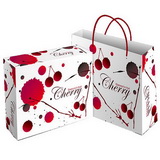 Custom Fresh Fruit Box with matched bag for Cherry