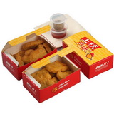 french fry box chicken snack packaging disposable paper box