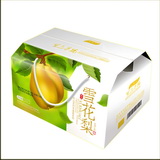 Customize Luxury Pear Fruit Gift Box with handle for Fresh Fruit Pear