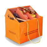 Customize Luxury Fruit Gift Box with PVC Lid with paper gift bag