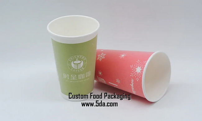 Single Wall Paper Cup with Custom Design