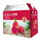 Custom Fruit Gift Box with Die Cut Handle for Red Pitaya