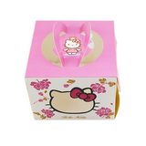 Disposable Cake/Cookie Food Packing White Cardboard Paper Box for Theme Party