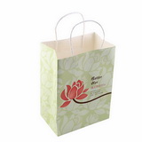 Custom carry out Paper bag with Handle for Restaurant