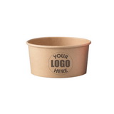 300ml 500ml 750ml 1000ml 1300ml Custom Disposable Kraft Paper Bowl Eco-Friendly Takeaway Paper Bowl