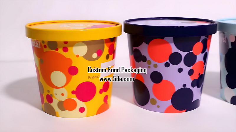 Custom Printed Disposable Paper Bowls